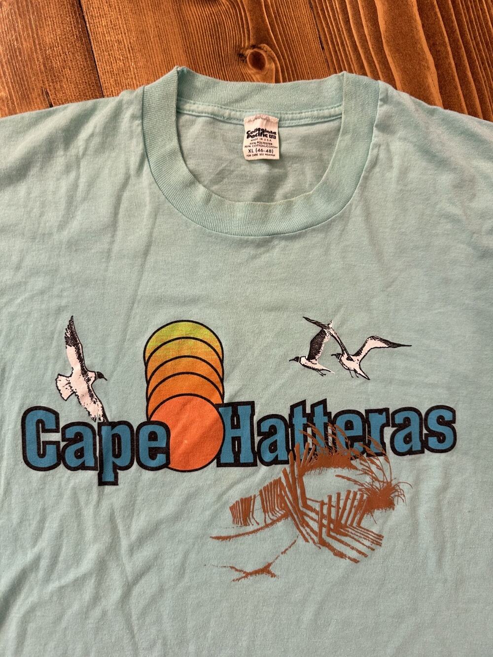 Vintage Cape Hatteras Lighthouse Vtg Single Stitch Made in USA T-Shirt